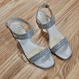 Antonio Melani Women’s Haelee Rhinestone High Heel Dress Sandals